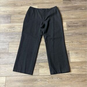 Brooks Brothers Pants Women’s Sz 14 100% Wool 346 Charcoal Gray Quiet Luxury